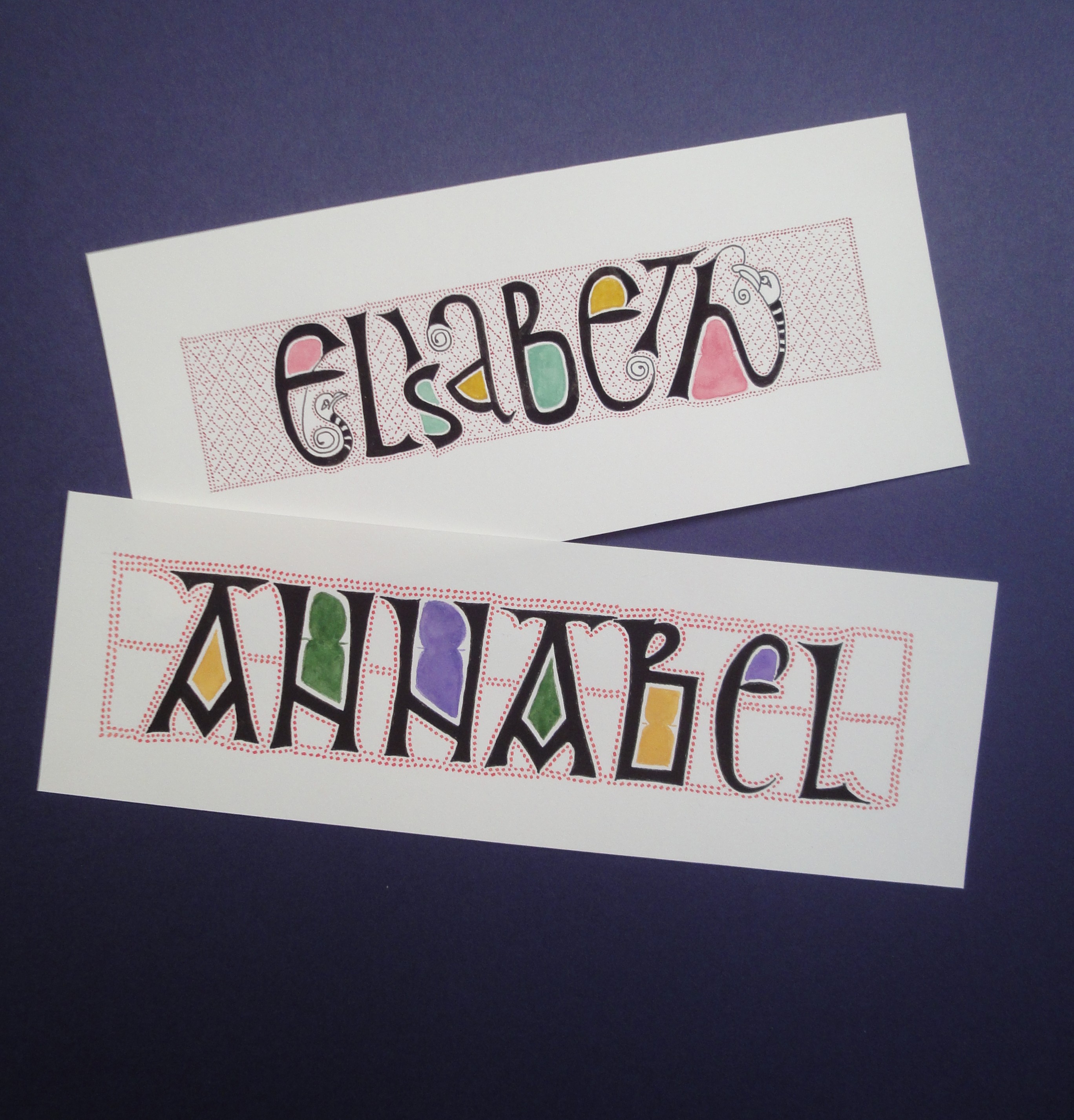 OCT Calligraphy: Lindisfarne Lettering 1